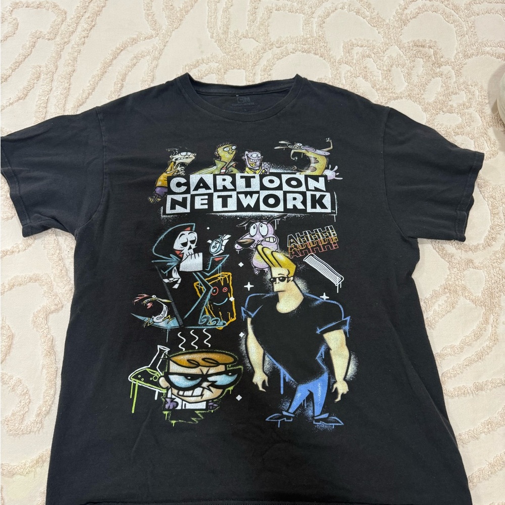 Cartoon Network vintage Black Graphic T-Shirt